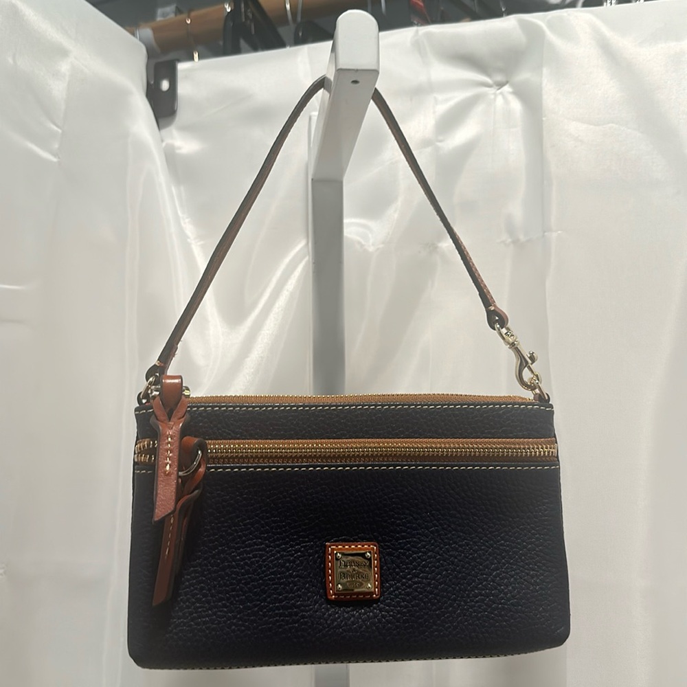 Dooney and Bourke Handbag -  Like New!! Navy Blue and Brown
